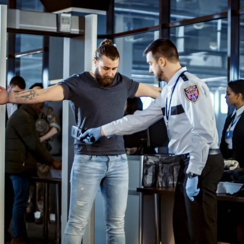 Security guard training program in session