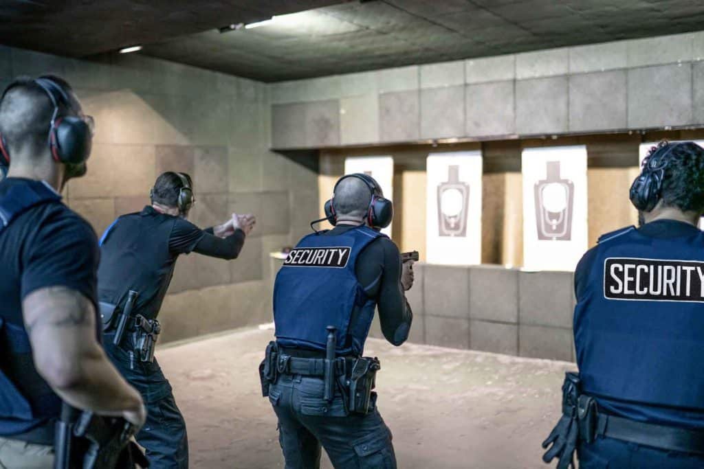 Security guard training session for MetaSecurity Services officers
