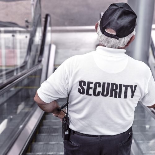 Security guard providing protection in San Diego California